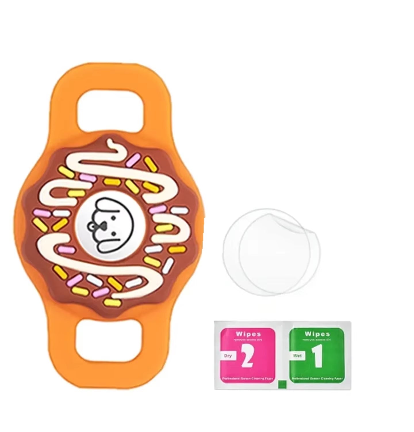 1/2 Inch Airtag Cat Collar Holder, Air Tag Dog Collar Holder Foe Tag, Anti-Lost Pet Collar Case Fit on Puppy 3/8" 1/2'' 5/8"