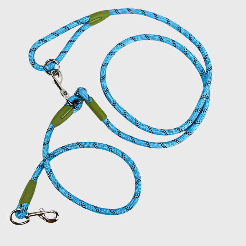 Reflective Nylon Leashes Pet Dogs Chain Traction Rope Leads for Running Dog Walking Free Hands Rope Chain for Small Large Dogs